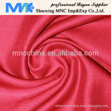 100% solid viscose fabric pd plain dyeing china style rayon fabric